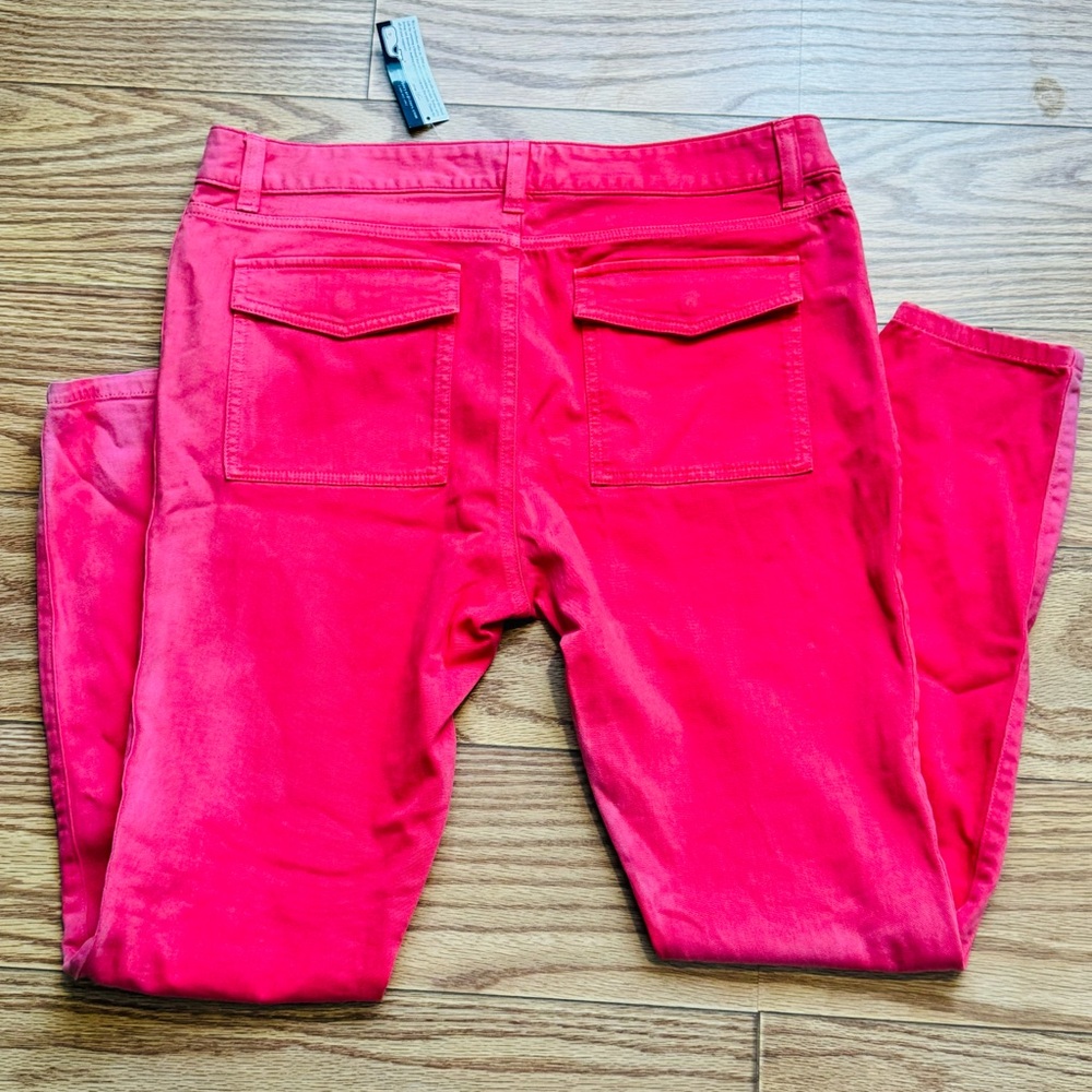 Vineyard Vines Skinny Casual Coral 4 pocket Pants Style womens size 10 - Picture 5 of 6
